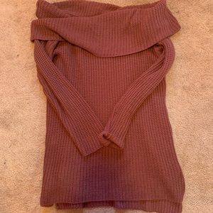 Off the shoulder sweater